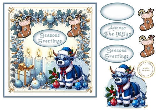 HIGHLAND COO CHRISTMAS