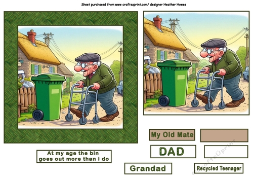 At my age the bin goes out more than i do