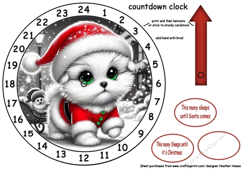 newest advent clocks big fluffy cat 2