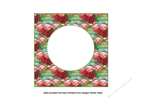 happy vegan christmas (pigs in Blankets) insert