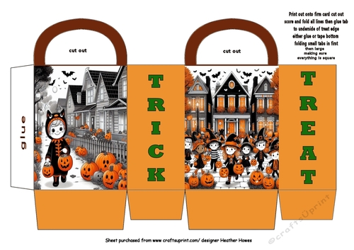 new treat bag/box for halloween 2