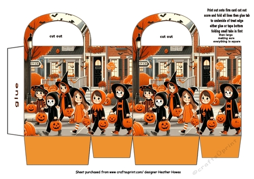 new treat bag/box for halloween 6