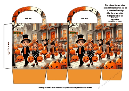 new treat bag/box for halloween 7