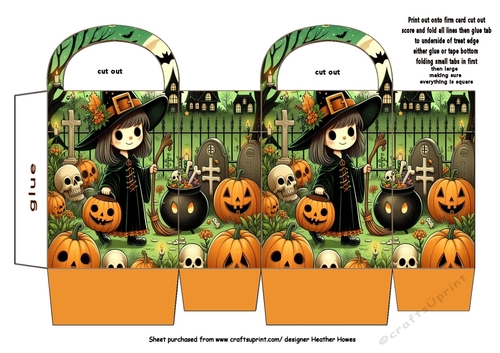 new treat bag/box for halloween 8