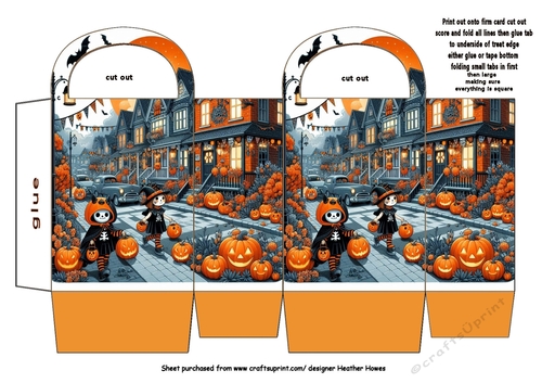 new treat bag/box for halloween 9