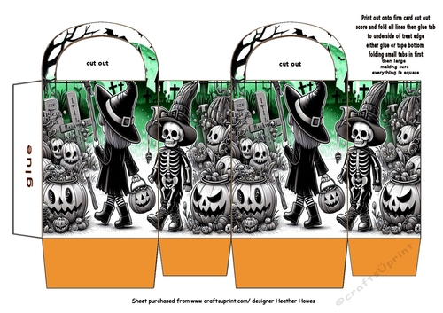 new treat bag/box for halloween 10