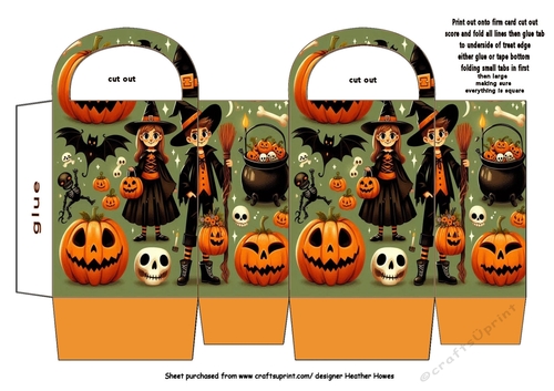 new treat bag/box for halloween 11