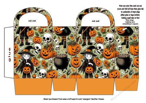 new treat bag/box for halloween 13