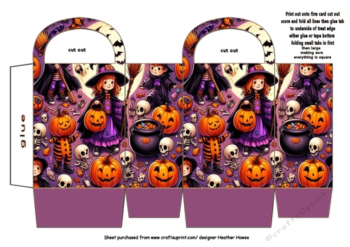 new treat bag/box for halloween 14