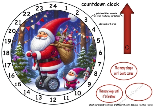  new advent clock santas new segway 1