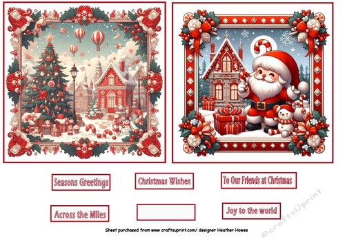 christmas toppers with sentiments 2