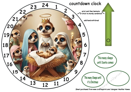 new advent meerkats nativity
