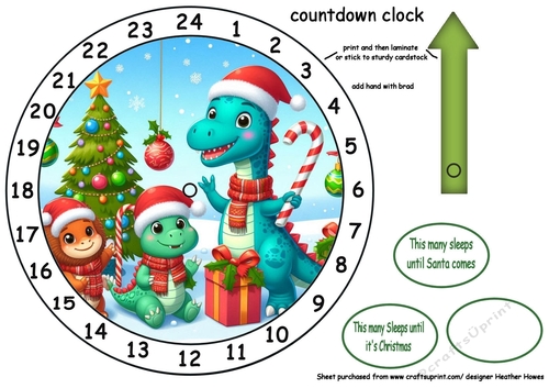 advent clock dinosaurs1