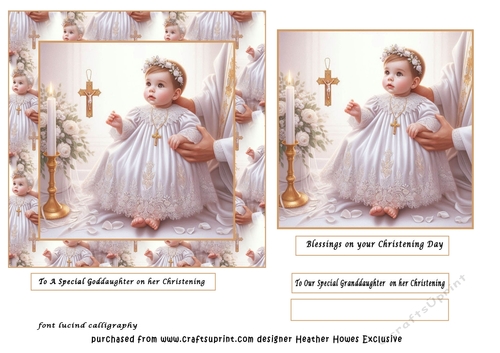 baby girl christening