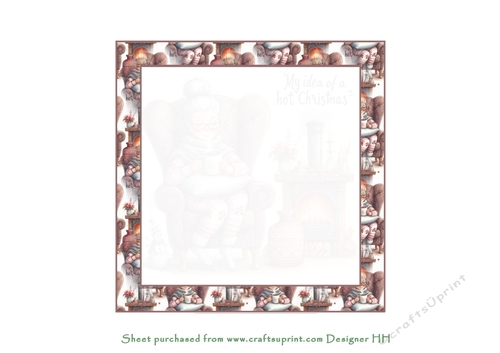 my idea of a hot christmas insert