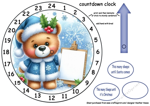 advent cutie calendars 5 bear