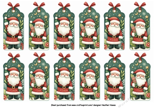 santa tags 2