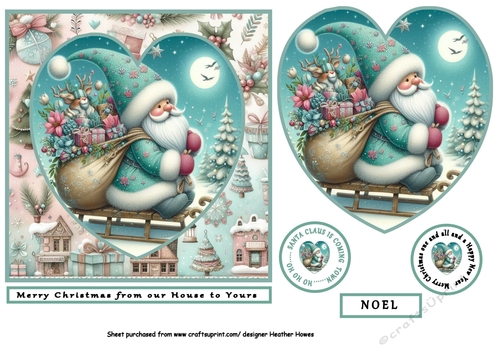 heart santa