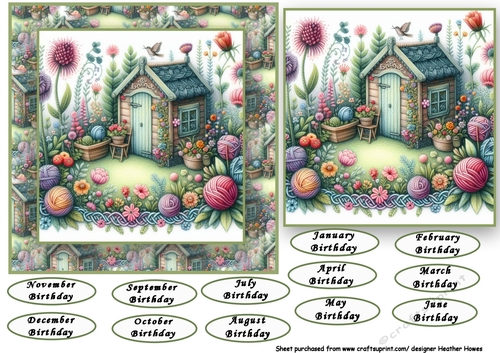 Knitted garden 12 month