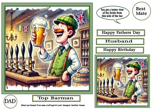 male quick card 2 the barman