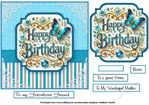 birthdays and butterfly