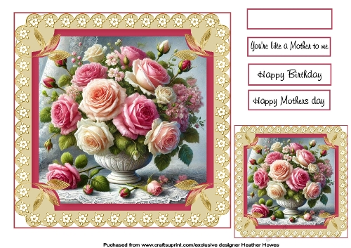  pink roses for you