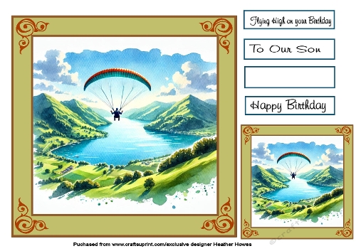 just paragliding