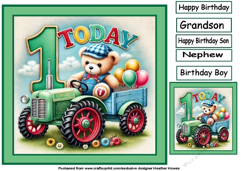 teddy tractor 1 today