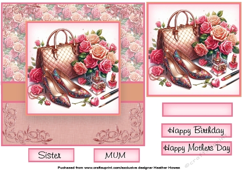 flowers shoes and handbag 1