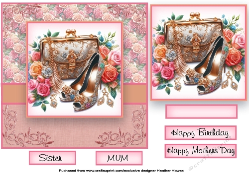 flowers shoes and handbag 2
