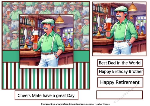 a quiet beer at the pub