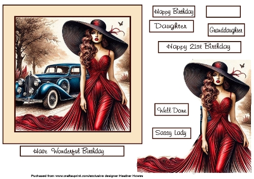 glam ladies 1 red