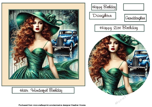 glam ladies 2 green