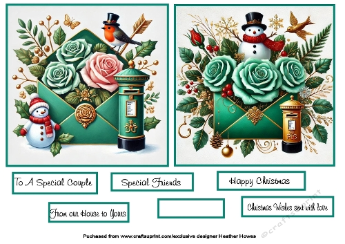 christmas envelope toppers 8