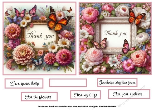 2 floral toppers 2