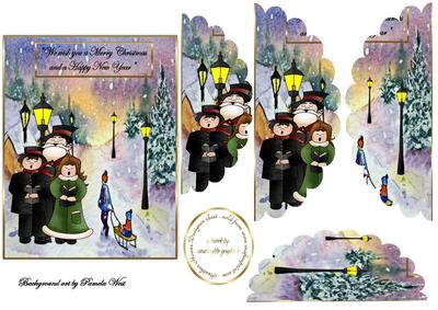 Scalloped Side Stacker Carolers