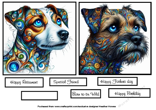 artistic dog toppers 1