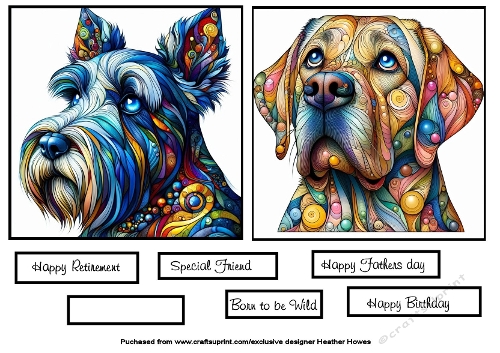 artistic dog toppers 2