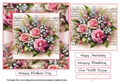 music and roses and lily of the valley