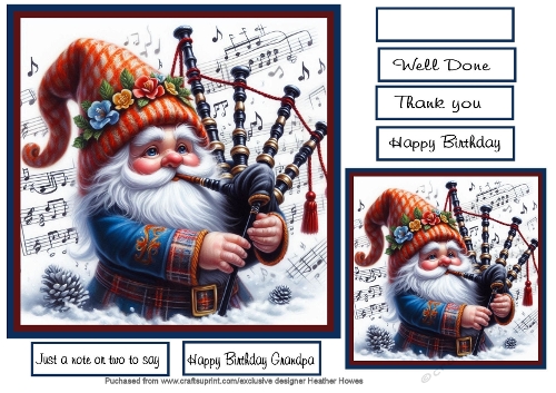 musical gnomes 6 bagpipes