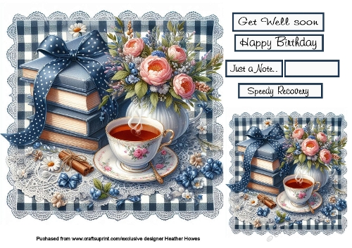 books and flowers and a cuppa 2