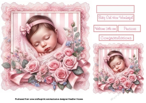 new baby girl on lace 3
