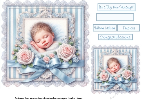 new baby boy 1on lace