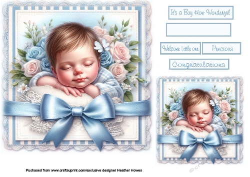 new baby boy 2 on lace
