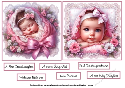 pretty baby girl toppers 1