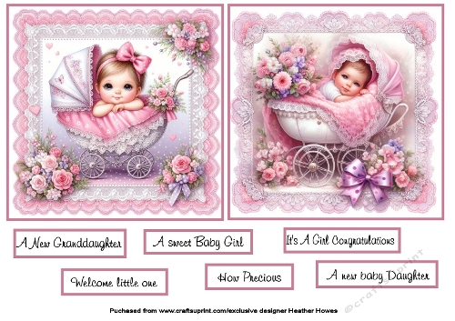 pretty baby girl toppers 2