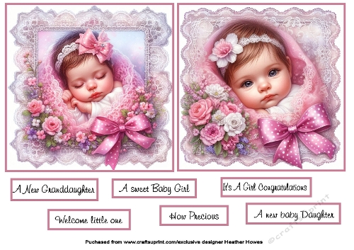 pretty baby girl toppers 4