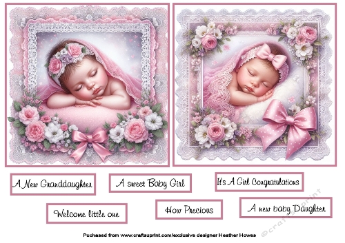 pretty baby girl toppers 5