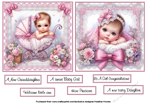 pretty baby girl toppers 6