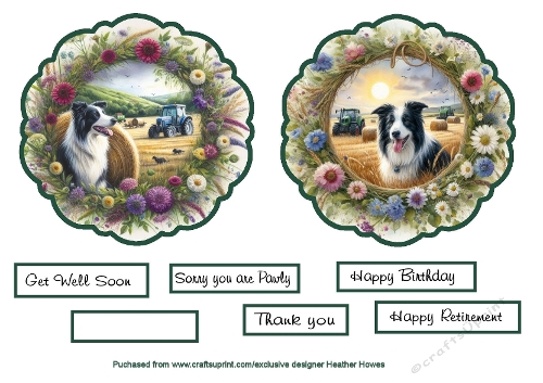 wildflower farming matching toppers